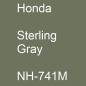 Preview: Honda, Sterling Gray, NH-741M.